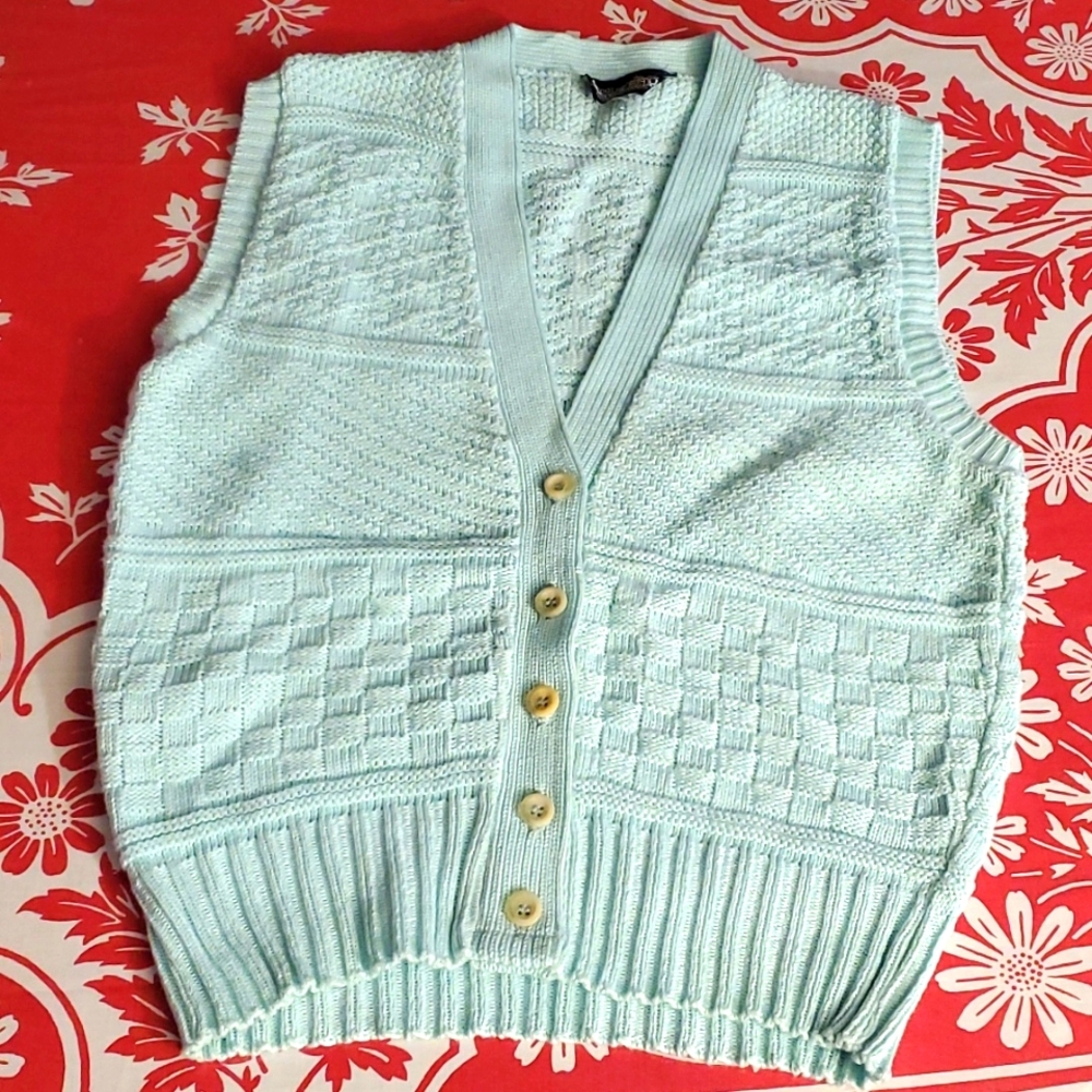 70's Vintage sweater vest by Lands End